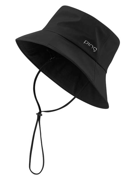 Ping Women S Sensordry Waterproof Bucket Hat Black Golfbox