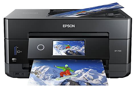 Epson Expression Premium Xp 7100 Wireless Inkjet All In One Color Printer Office Depot