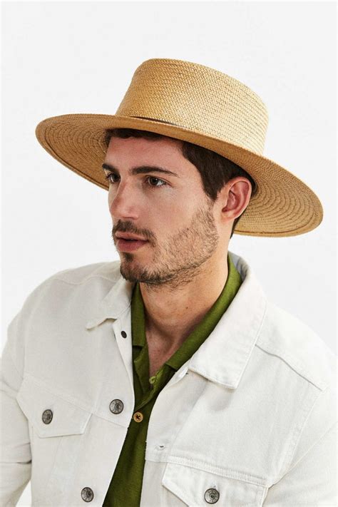 Extra Wide Brim Hat Hats Mens Straw Fedora Tiller History Brimmed