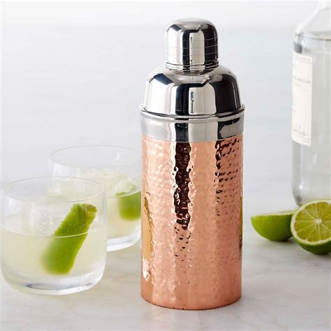 Copper Hammered Cocktail Shaker | Williams Sonoma AU