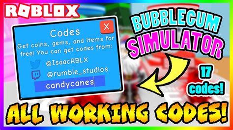 All Working Bubblegum Simulator Codes Andbest Index Roblox