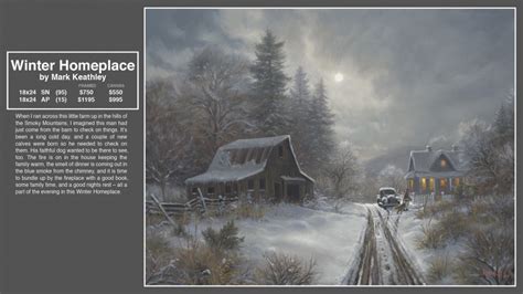 Winter Homeplace By Mark Keathley Infinity Fine Art