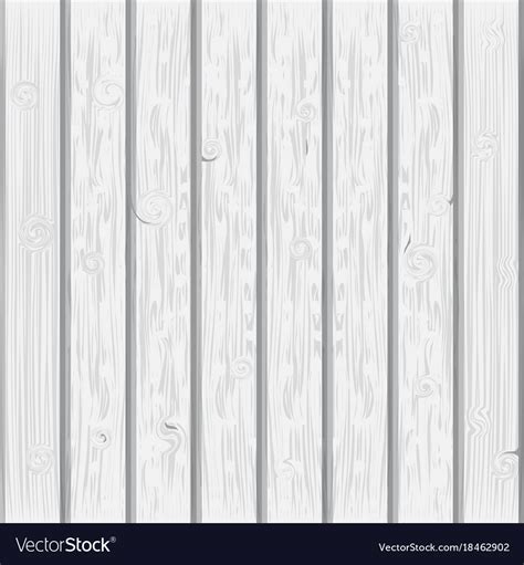 White Wood Plank Texture Background Royalty Free Vector