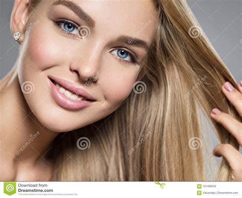 Young Woman With Beautiful Smile Stock Image Image Of