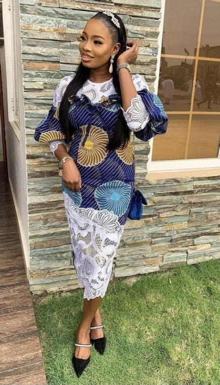 140 Most Latest Ankara And Lace Combination Styles For Classy African Ladies Combination