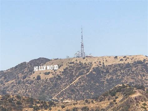 The Hollywood Sign As Seen From Griffith Observatory Griffith