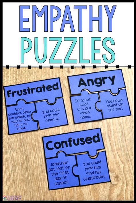 Empathy Puzzles — Counselorchelsey Social Skills Lessons Empathy