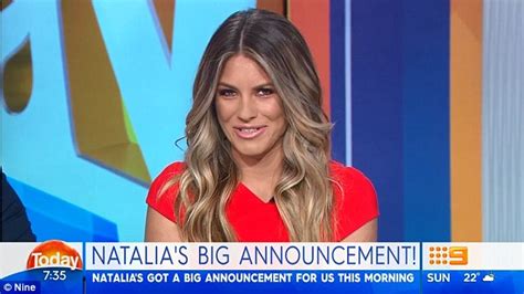 Today Show Presenter Natalia Cooper Flaunts Her Pregnancy Curves In Red
