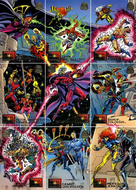 Deadpool's guide to super villains cards. Cracked Magazine and Others: Marvel Universe Trading Cards Series V (1994)