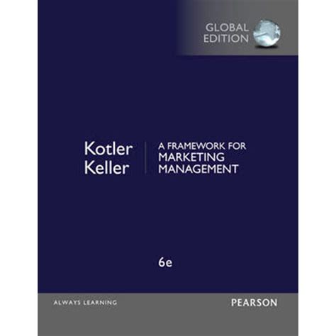 Framework For Marketing Management 6th Edition Kotler 9780133871319