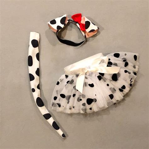 Baby Elastic Dalmatian Puppy Dog Ears Headband Tutu Tail Etsy
