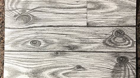 Wood Texture Drawing Tutorial