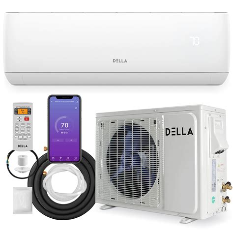 Della 12000 Btu Wifi Enabled Mini Split Air Conditioner And Heater