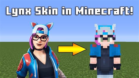 Making The Lynx Skin From Fortnite In Minecraft Speedpaint Download