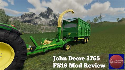 John Deere 3765 Forage Harvester Farming Simulator 19 Mod Review