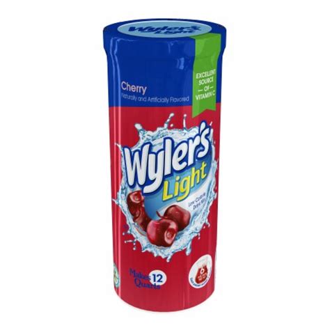 Wyler S Light Cherry Low Calorie Drink Mix Packets 6 Ct Fred Meyer