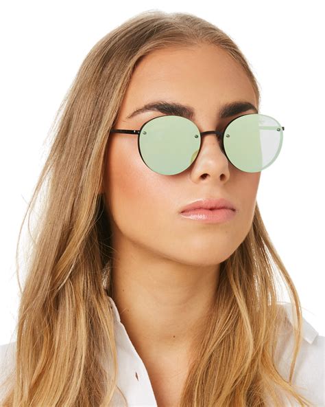 Quay Eyewear Farrah Sunglasses Black Mint Surfstitch