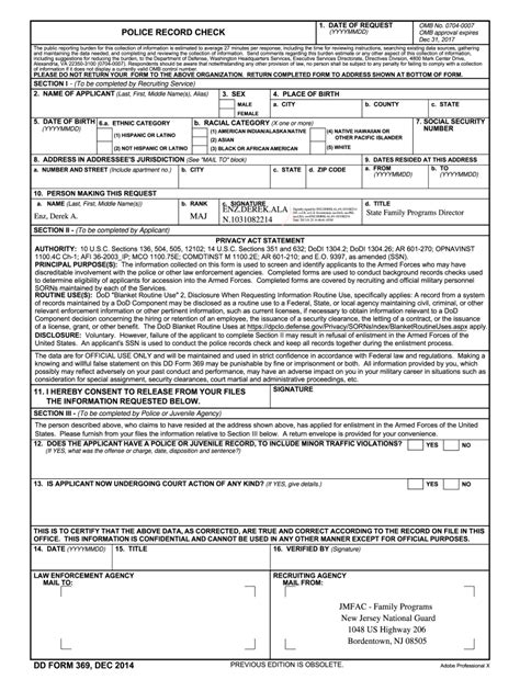 Dd Form 369 Fill Out And Sign Printable Pdf Template Signnow