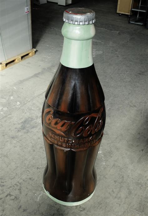 coca cola display flasche aus deutschland 60er dudlerei