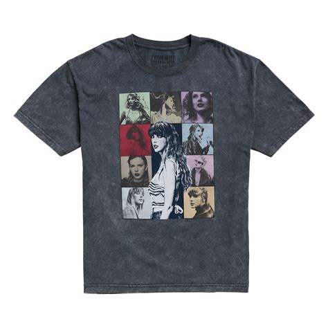 Taylor Swift The Eras Tour Mineral Wash Gray T Shirt Fashionspicex Shop