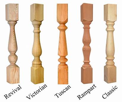 Porch Spindles Balusters Wood Traditional Spindle Baluster