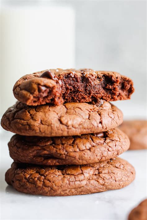 Fudgy Brownie Cookies Recipe Brownie Cookies Fudgy Brownies Yummy