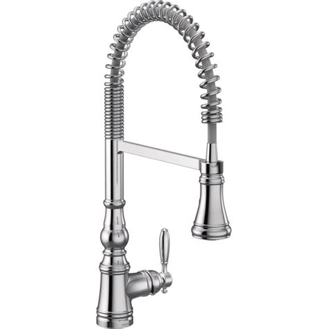 Just remodeled my kitchen and did a lot of shopping around for a faucet. Moen S73104 Weymouth 1.5 GPM Single Hole Pre-Rinse Pull ...