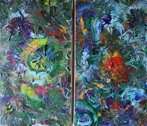 Abstract Jungle Painting By Judit Nagy L Saatchi Art