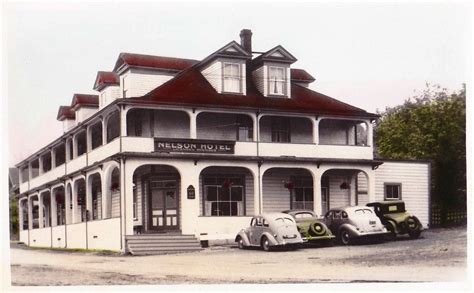 Postcard Nelson Hotel Union Bay Bc C1943 Vancouver Island Hotels