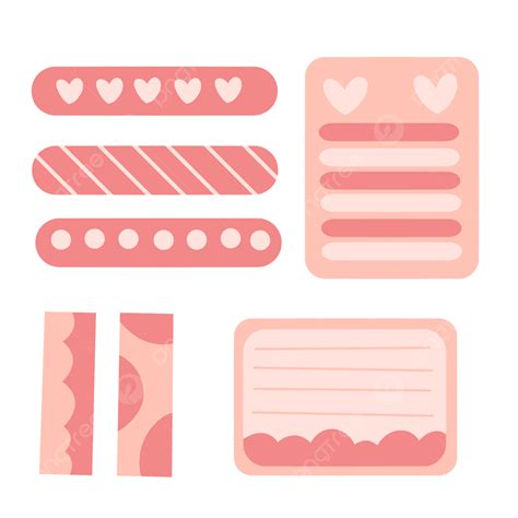 Pastel Pink Journal Post It Pastel Journal Post It Note Png