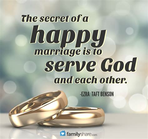 One Secret Of A Happy Marriage