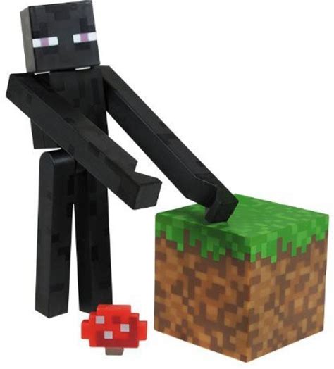 Minecraft Core Enderman Action Figure With Accessory Core Enderman Action Figure With