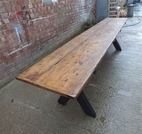 9ft 105 Antique Pine Harvest Table Tables Harvest Table Outdoor