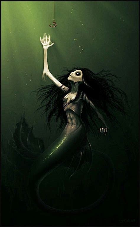 Pin By Candice Kane On Creepy Mermaids Evil Mermaids Dark Mermaid