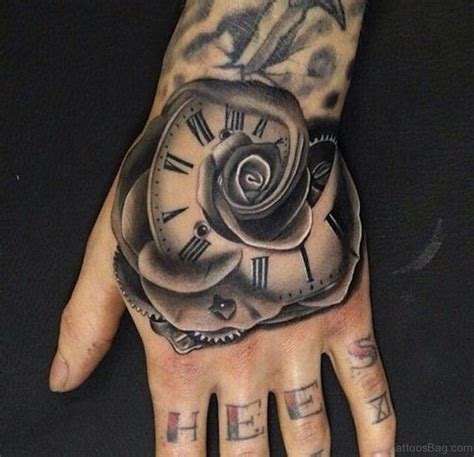 Rose Skull Clock Tattoo Meaning Best Tattoo Ideas