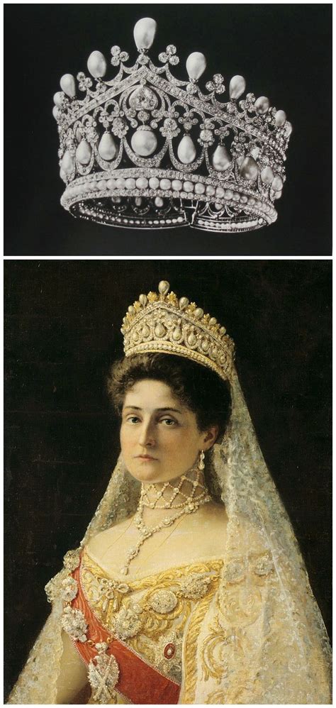 Above Tiara Likely Created By The Court Jeweller Bolin For Empress
