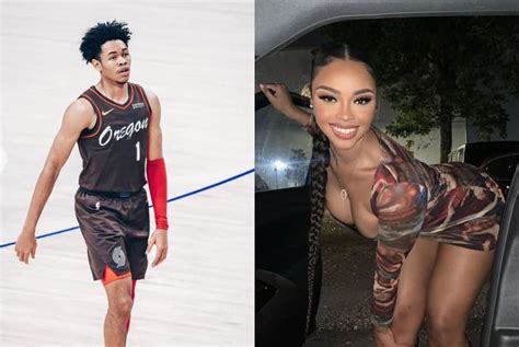 Anfernee Simons Girlfriend Shows Off His Slam Dunk Trophy Side Action