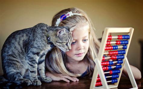20 Heartwarming Photos Of Kids Playing With Their Cats Bored Panda
