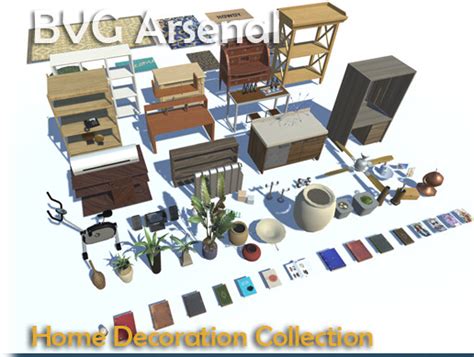 Create your dream home with our collection of paints, wallpapers and diy tools. Home Decoration Collection | 3D Interior | Unity Asset Store