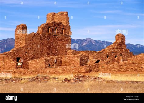 The Imposing San Gregorio De Abo Mission Abo Ruins Salinas Pueblo