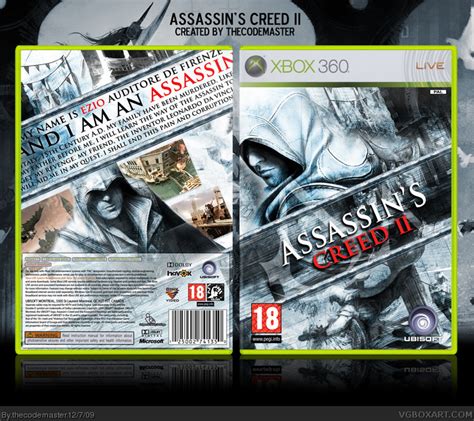 Assassins Creed Ii Xbox 360 Box Art Cover By Thecodemaster
