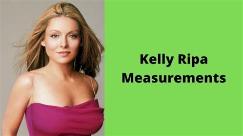 Kelly Ripa Measurements Height Weight And Age In 2022 Kelly Ripa