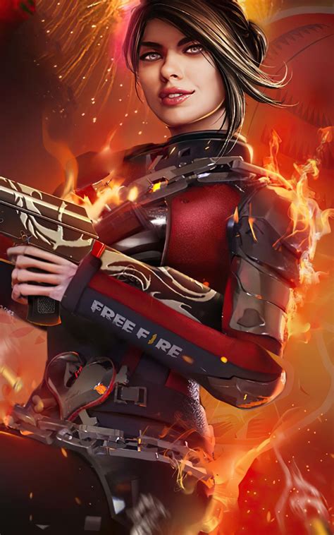 Free Fire Female Character Wallpapers Wallpaper Cave