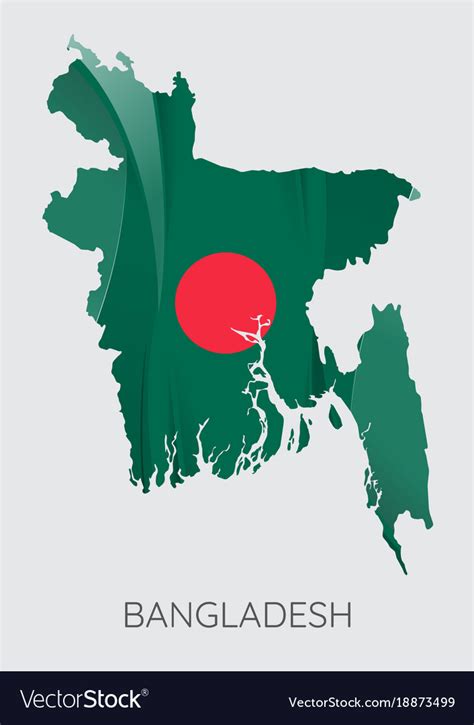 Map Bangladesh Royalty Free Vector Image VectorStock