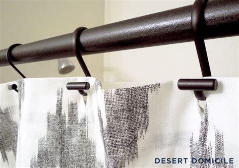 20 Stylish Diy Curtain Rods And Some Bonus Diy Shower Rods Diy Shower Curtain Diy Shower