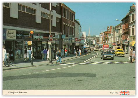 Friargate Preston Colour Postcard By Dennis No P 2441 Preston