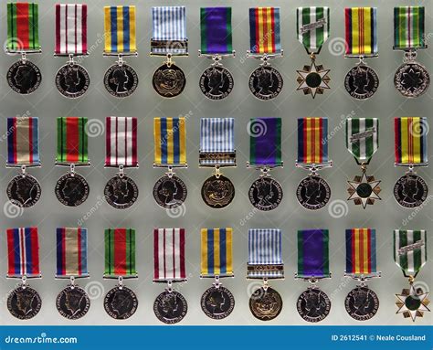 Australian War Medals Stock Image Image 2612541