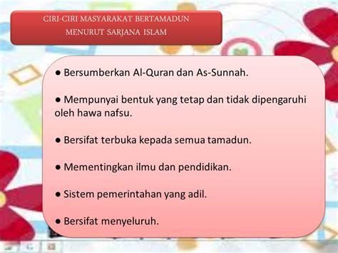 Once your powtoon is ready to be downloaded we'll send you an email. Kembara Ilmu TITAS: Ciri-ciri Tamadun Islam Dan Tamadun Barat
