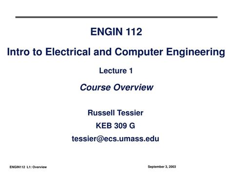 Ppt Engin 112 Intro To Electrical And Computer Engineering Lecture 1