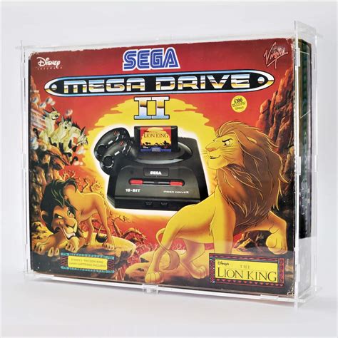Sega Mega Drive Ii Boxed Console Display Case Gaming Displays